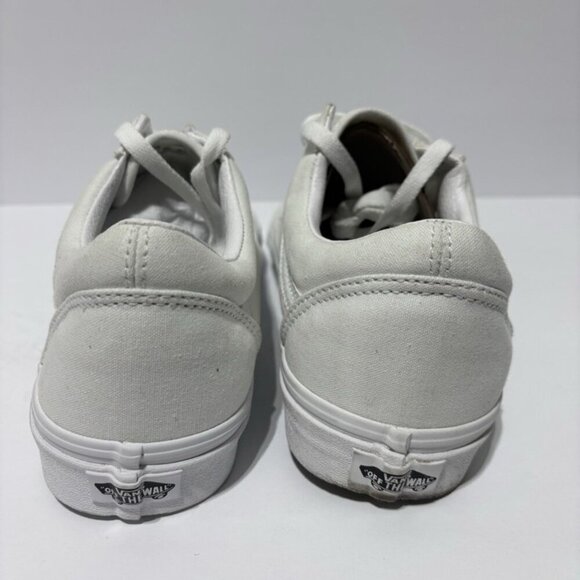 Vans Men’s Old Skool Sneakers White, Size 10 M